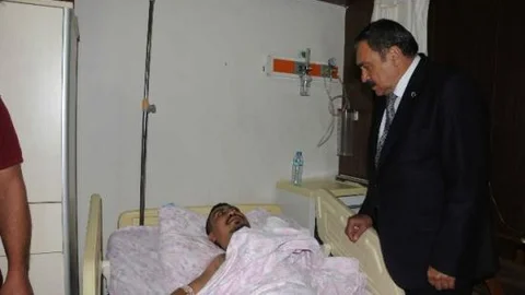 Bakan Eroğlu Yaralıları Ziyaret Etti