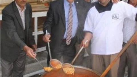 Nevşehir'de 2 Bin Kişiye Kuru Fasulye Dağıtıldı