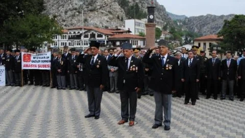 Amasya'da Gaziler Günü Kutlandı