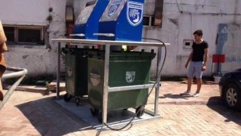 Çöp Konteynerleri Yer Altına Alınıyor