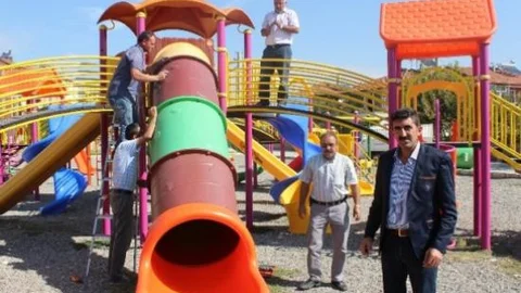 Turhal Belediyesi Parkları Yeniliyor
