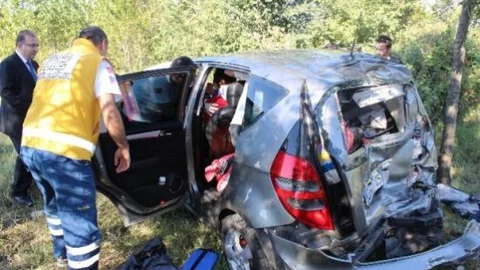 Edirne'de Trafik Kazası: 2 Yaralı