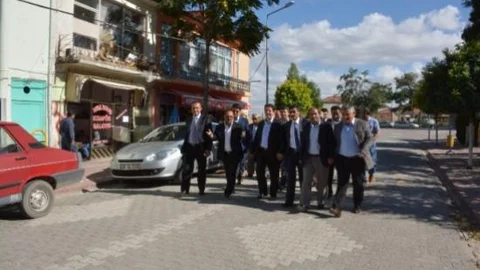 Başkan Yazgı Ağaçören'de