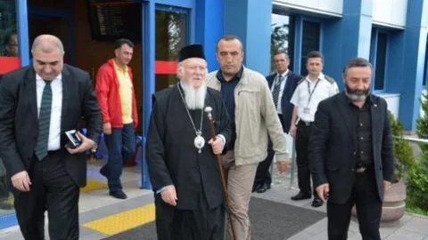 Patrik Bartholomeos Sümela'daki Ayin Dışında İlk Kez Bölgeye Geldi