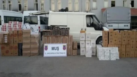 Jandarma'dan Kaçak Sigara Operasyonu