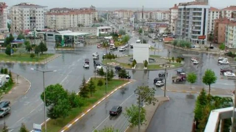 Aksaray'da Sağanak Yağış