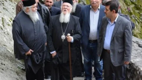 Fener Rum Patriği Bartholomeos'tan Şebinkarahisar'daki Meryemana Manastırı'na Ziyaret