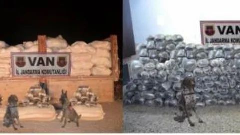 Van'da 3 Ton Esrar Ele Geçirildi