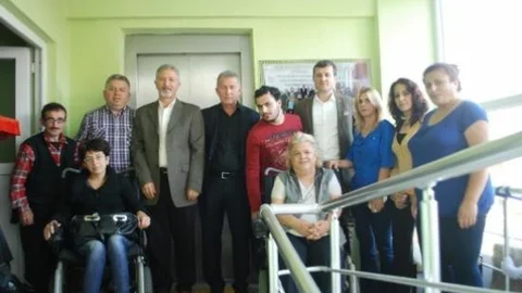 Çerkezköy Belediye Başkanı Akay'dan Sakatlar Derneği'ne Ziyaret