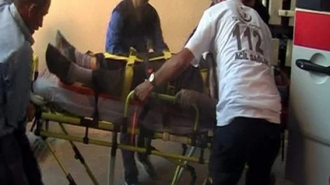 Otomobil Şarampole Yuvarlandı: 1 Yaralı