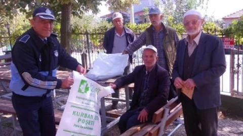 Kurban Poşetleri İzmit Belediyesi'nden