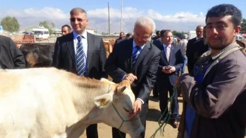 Başkan Başsoy Hayvan Pazarı Ve Mezbahanede İncelemelerde Bulundu