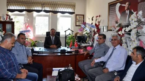 Milli Eğitim Müdürü'ne Ziyaretçi Akını