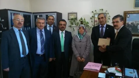 Sağlık Sen Malatyaşube Başkanı Mehmet Bingöl Mazbatayı Aldı