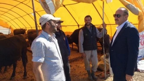 Başkan Kurban Pazarını Denetledi