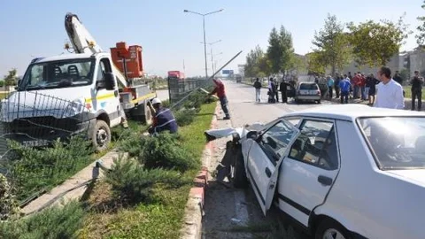 Kazadan Yara Almadan Kurtulan Çocuk Göz Yaşlarına Boğuldu