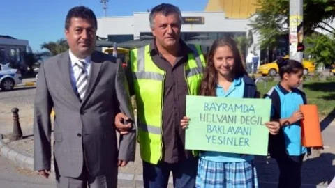 Öğrencilerden Kurban Bayramı Öncesinde Sürücülere Anlamlı Uyarı