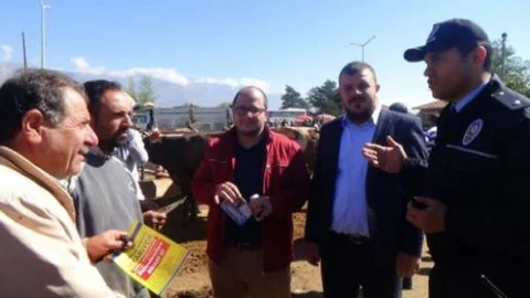 Polisten hayvan pazarında sahte para uyarısı!