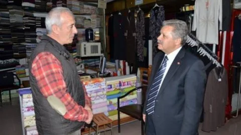 Vali Kahraman esnaf ziyaretlerinde bulundu!