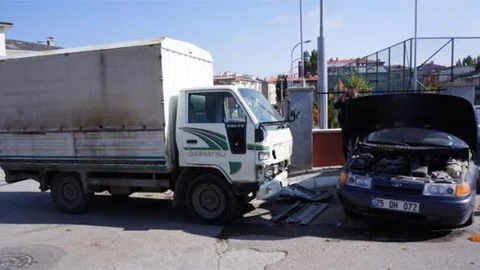 Erzurum'da trafik kazası: 1 ölü, 4 yaralı!