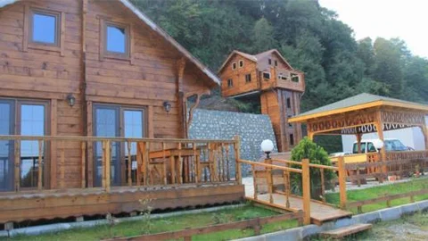 Rize'de yine ilginç bir yapı!