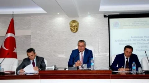 Proje İzleme Toplantısı Vali Deniz Başkanlığında Yapıldı