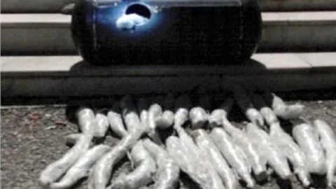 Otomobilin Lpg Tankından Esrar Çıktı