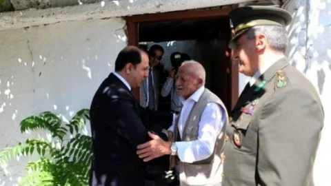 Kore Gazisine Sevindiren Ziyaret