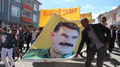 Karlıova'da Kobane İçin Yürüyüş