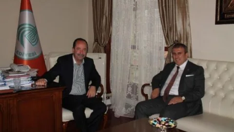 Edirne Kamu Hastaneleri Birliği Genel Sekreteri Açıkgöz'den Başkan Gürkan'a Ziyaret