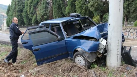Çan'da Trafik Kazası; 2 Yaralı
