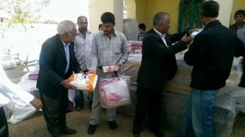 Köylerde Yaşayan Suriyeli'lere Yardımlar Ulaştırılıyor