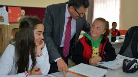 Müdürden Okula Ziyaret