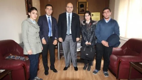 Ervak'ın Gençlerinden Başkan Orhan'a Ziyaret