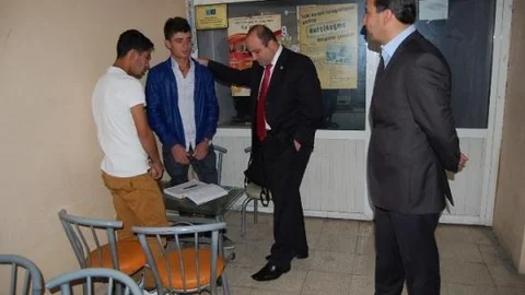 Kaymakam Kaya Küçük Sanayii Sitesini Ziyaret Etti