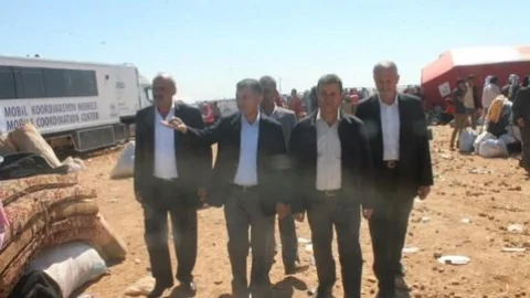 Öter'den Kobaneli Mültecilere Ziyaret