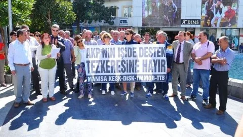 Manisa'da 'savaşa Hayır' Eylemi