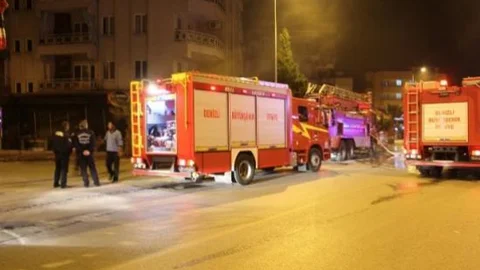 Denizli'de Restoran Yangını Korkuttu