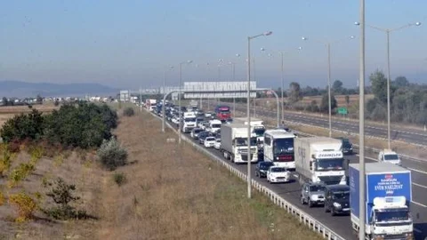 Bolu'da Bayram Trafiği Çilesi