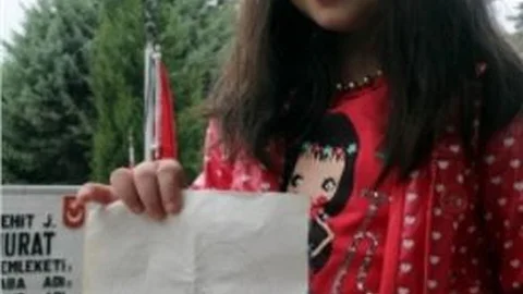 Şehit Kızından Babasına Bayram Mektubu