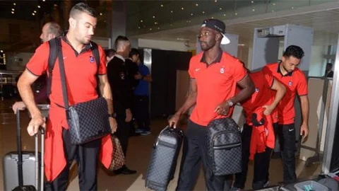 Trabzonspor Karabükspor maçı için Kastamonu'ya uçtu!