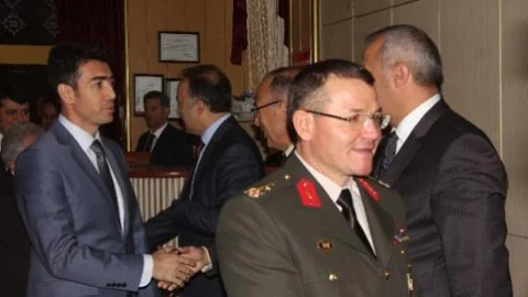 Erzurum'da Bayramlaşma Töreni