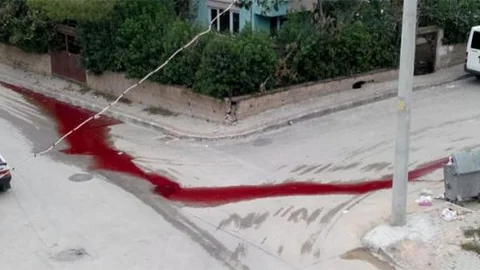 Sokaklar kan gölüne döndü!