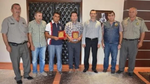 2 Köye Yangın Plaketi