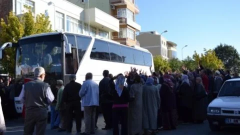 Bor'da Hacılar Kutsal Topraklara Uğurlandı