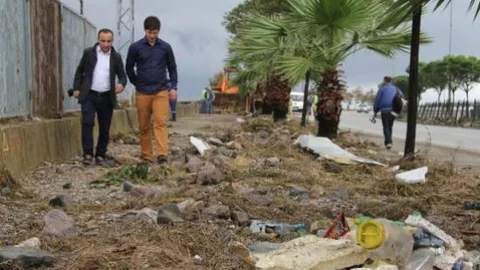 Giresun'da Fırtınanın İzleri Silinmeye Çalışılıyor