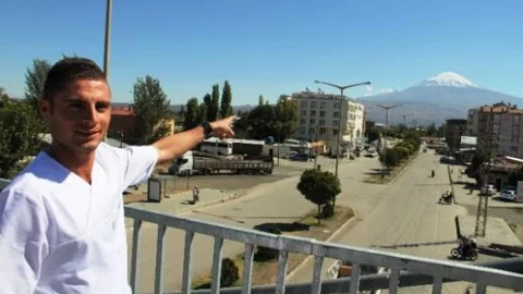 Ağrı Dağı Beyaz Gelinliğini Giydi