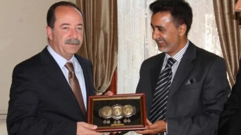 Makedonya Devlet Bakanı Mustafa Edirne Belediye Başkanı Gürkan'ı Ziyaret Etti