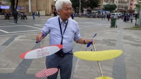 Japon Bilim Adamından Hafif Uçak Şov