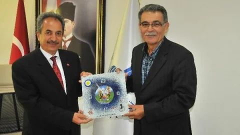 Eski Bakan Güçlü'den Başkan Akkaya'ya Ziyaret